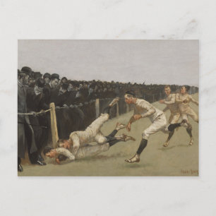 Touchdown, Yale vs. Princeton, Thanksgiving Day, Holiday Postcard