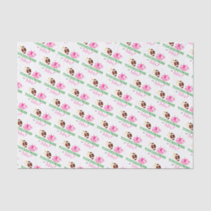 Touchdowns or Tutus Gender Reveal Party Tissue Paper