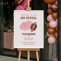 Touchdowns or Tutus Gender Welcome