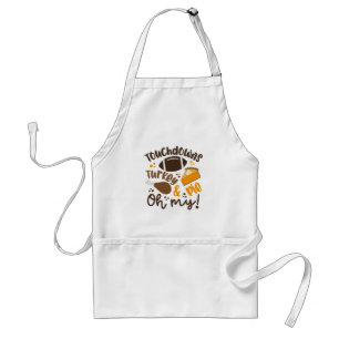 Touchdowns Turkey & Pie   Oh My Standard Apron