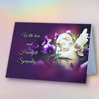 Touching. Miscarriage, stillbirth, death sympathy Card