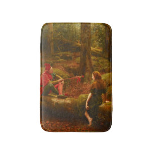 Touchstone and Audrey (In the Forest of Arden) Bath Mat