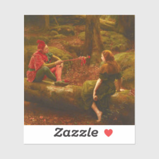 Touchstone and Audrey (Jester Teasing Lady Lover)