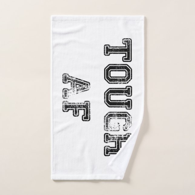 tough af gym towel (Hand Towel)