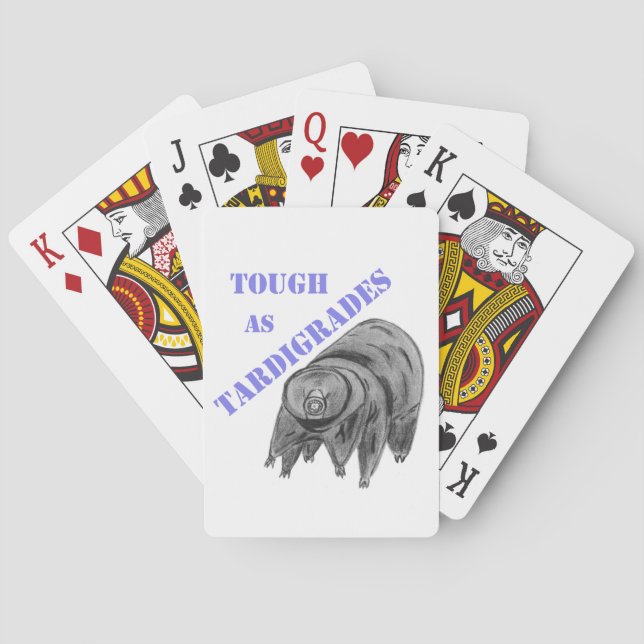 Tough as Tardigrades Playing Cards (Back)
