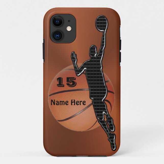 Tough Basketball iPhone 6S Case NAME and NUMBER (Back)