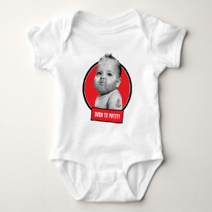 Tough Beared Baby Boy Bodysuit