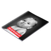 Tough Beared Baby Boy Notebook (Left Side)