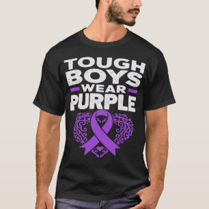 Tough Boys Pink Ribbon Breast Cancer Awareness T-Shirt