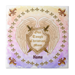 Tough Christian Mum Ceramic Tile