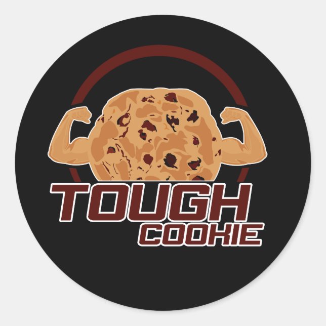 Tough Cookie Classic Round Sticker (Front)