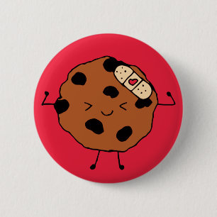 Tough Cookie Hope You Feel Better Funny Design 6 Cm Round Badge