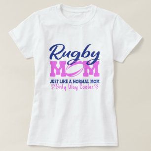 Tough Crazy Rugby Mum, Mum Rugby lover Gift T-Shir T-Shirt