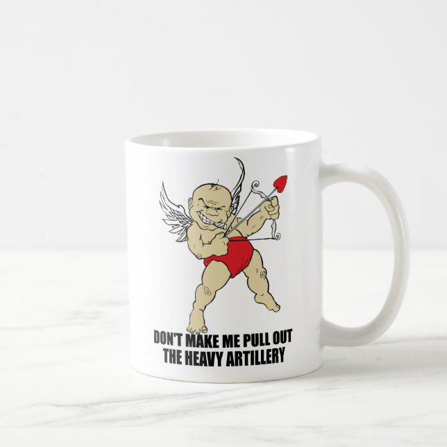 Tough Cupid Smoking Coffee Mug (Right)