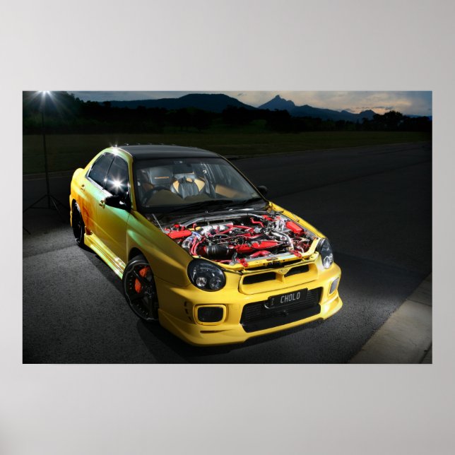 Tough Custom Subie Poster (Front)