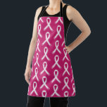 Tough Girls Wear Pink Breast Cancer Awareness Apron<br><div class="desc">A ribbon shape design for moms,  girls,  daughters,  and grandmas in need of support for their breast cancer. It can be gifts for spouses of breast cancer patients or people who a spreading word for breast cancer awareness.</div>