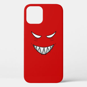 Tough Grinning Face With Evil Eyes Red iPhone 12 Case