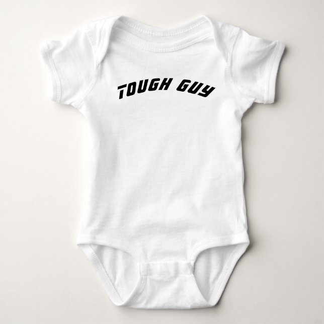 Tough guy baby wear bodysuit (Front)