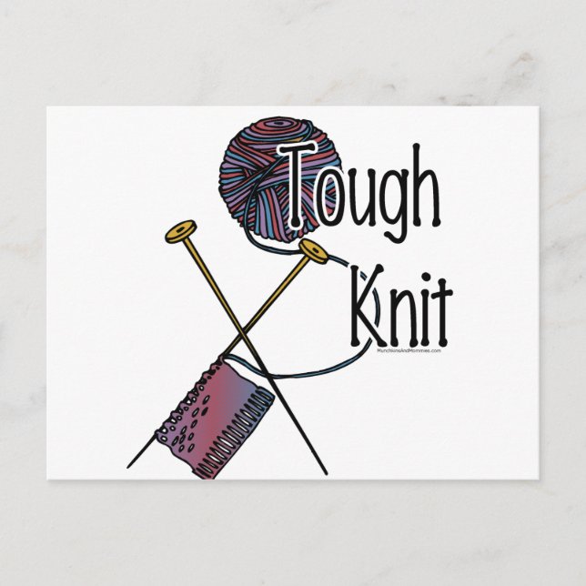 Tough Knit Postcard (Front)