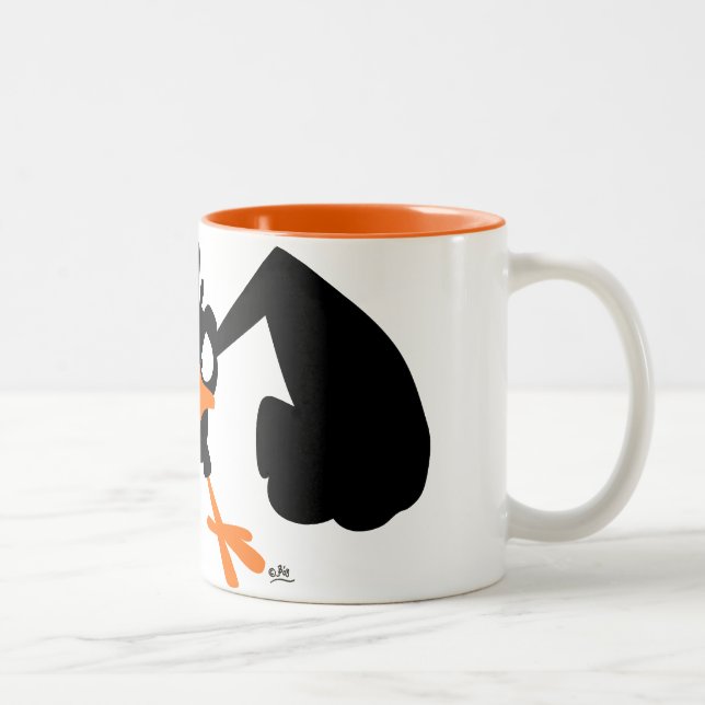 Tough lil' birdie :) mug (Right)
