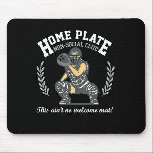 Tough Softll Catcher Non Social Club We're Not Fri Mouse Pad