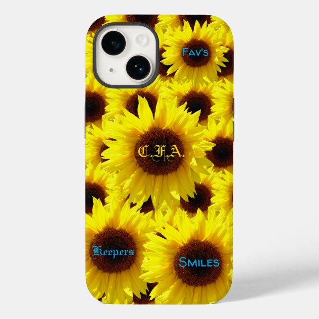 Tough Sunflowers   Case-Mate iPhone Case (Back)