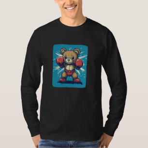 Tough Teddy Bear with Boxing Gloves for a Knockout T-Shirt