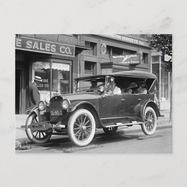 Tough Tires, 1922 Postcard (Front)