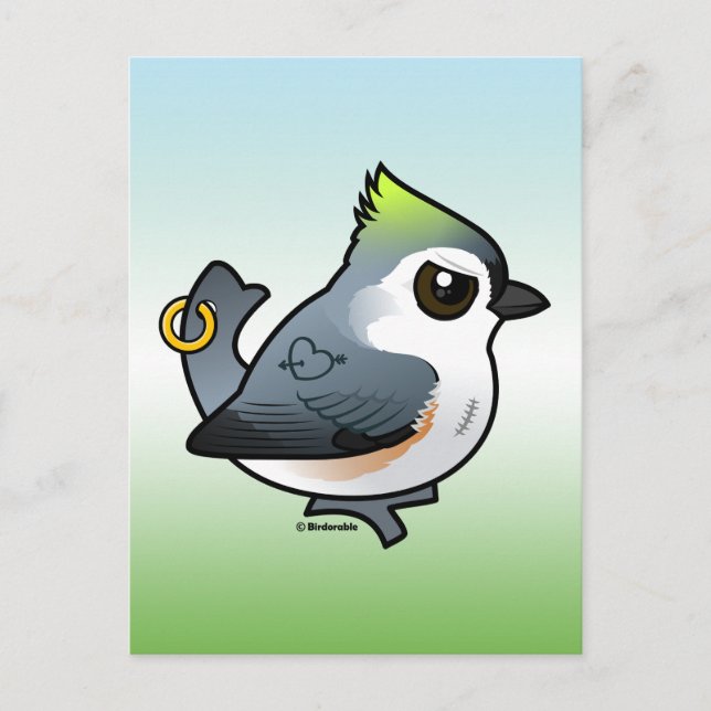 Tough Titmouse Postcard (Front)