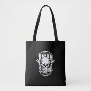 Tough Union Electrician Skull Gift Tote Bag