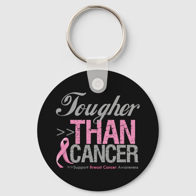 Tougher than Breast Cancer Key Ring (Front)
