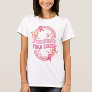 tougher than cancer breast cancer Awareness T-Shirt