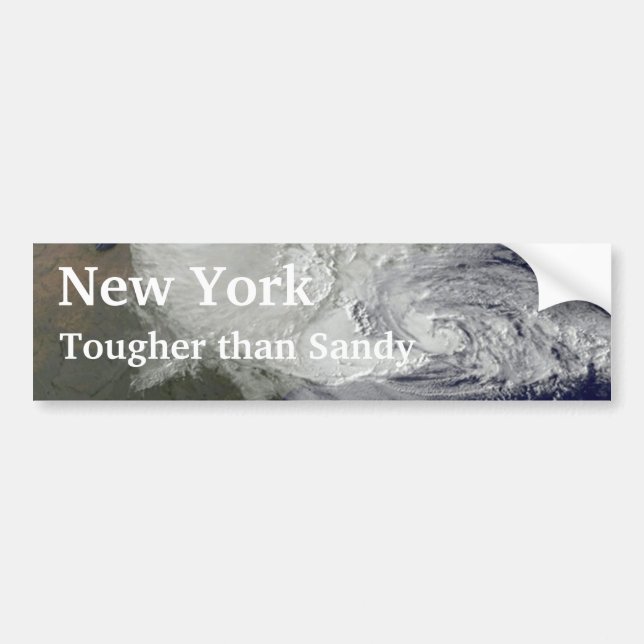 Tougher than Sandy Bumper Sticker (Front)
