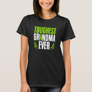 Toughest Grandma Green Ribbon Non-Hodgkin Lymphoma T-Shirt