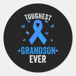 Toughest Granson Ever Vintage Pancreatic World Can Classic Round Sticker