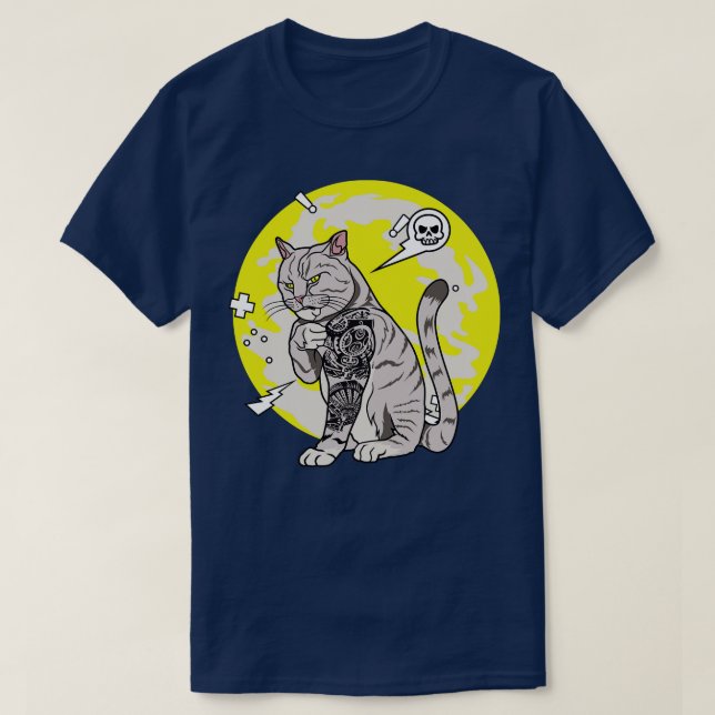 TOUGHT CAT T-Shirt (Design Front)