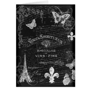 Toujours Paris Collage Art Card