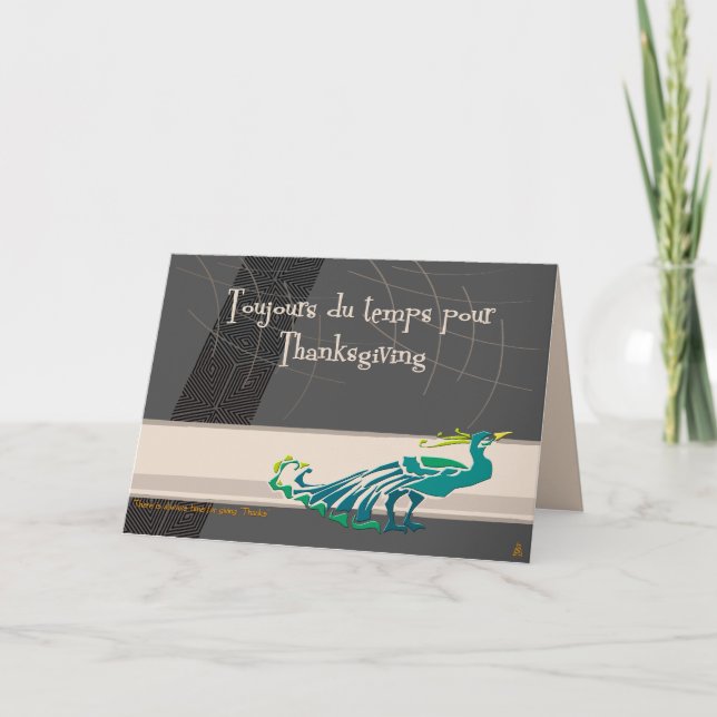 Toujours Thanksgiving Holiday Card (Front)