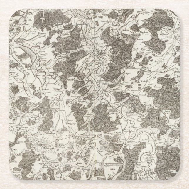 Toul Square Paper Coaster (Front)