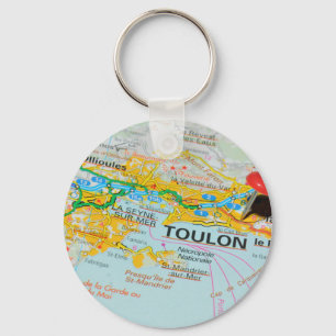 Toulon, France Key Ring