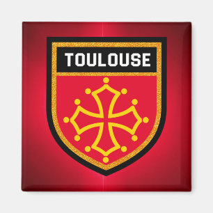 Toulouse Flag Magnet