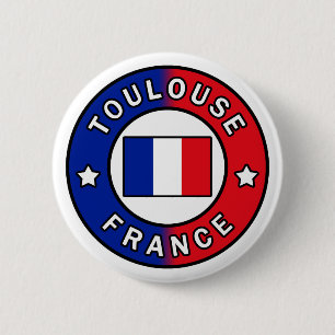 Toulouse France 6 Cm Round Badge