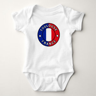 Toulouse France Baby Bodysuit