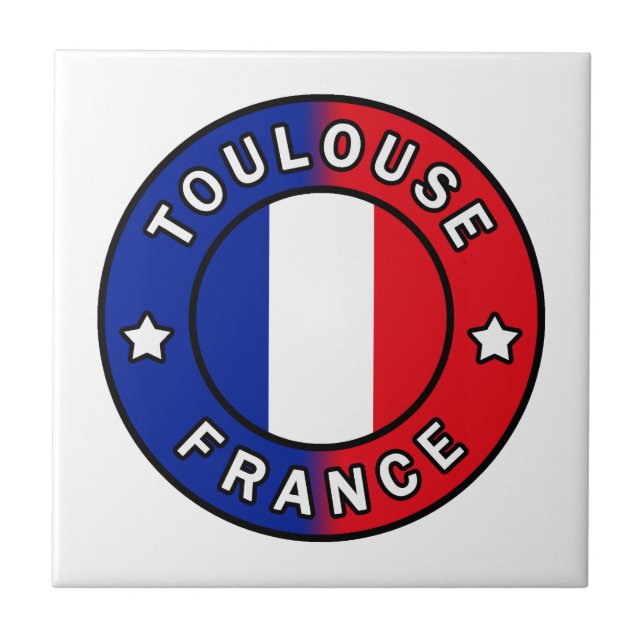 Toulouse France Ceramic Tile (Front)
