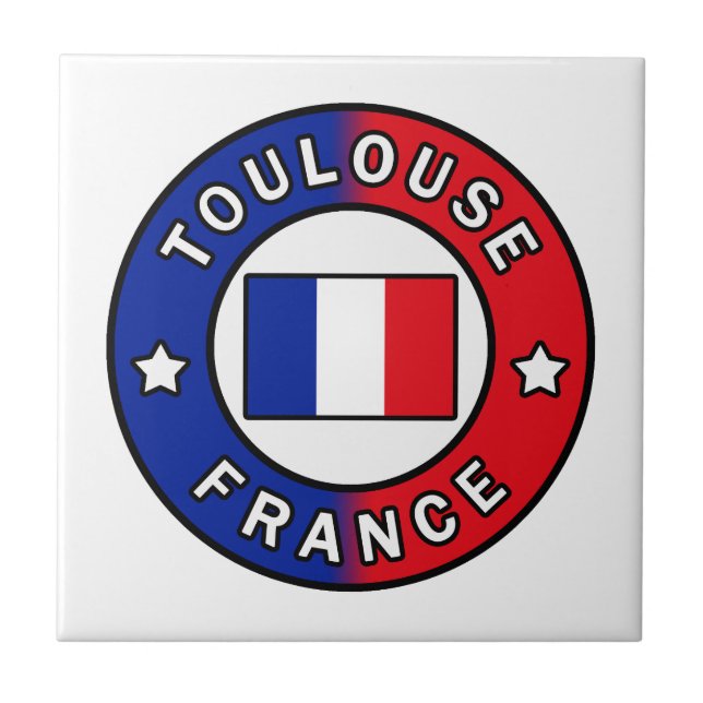 Toulouse France Ceramic Tile (Front)