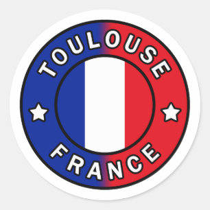 Toulouse France Classic Round Sticker