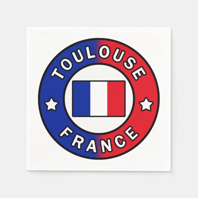 Toulouse France Napkin (Front)