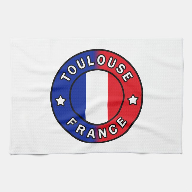 Toulouse France Tea Towel (Horizontal)