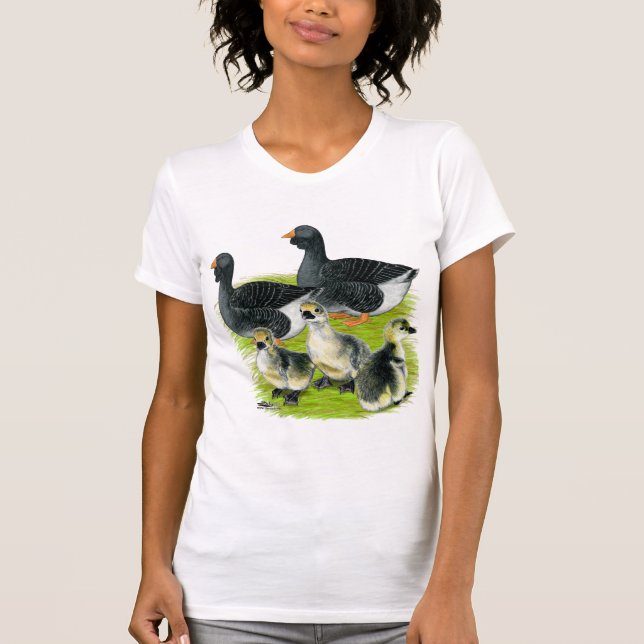 Toulouse Goose Family T-Shirt (Front)
