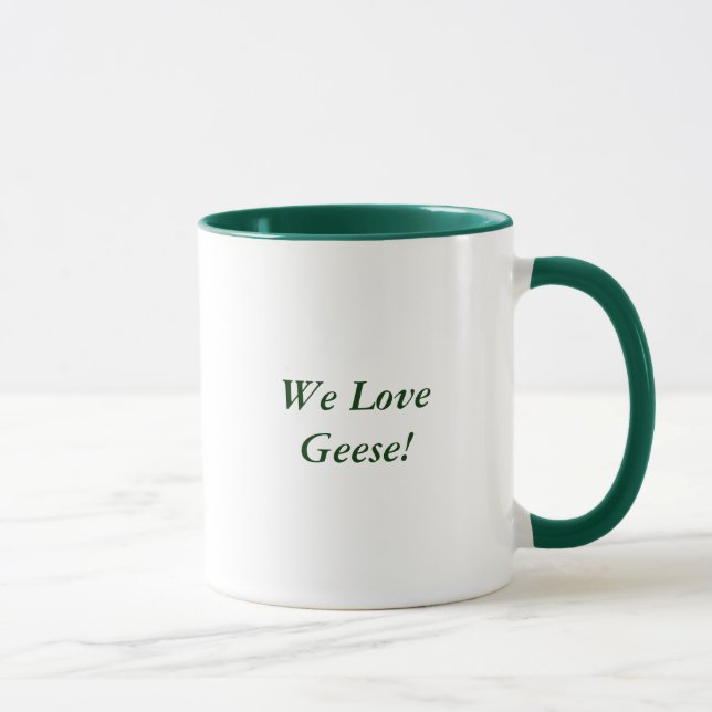 Toulouse Goose Tufted Mug (Right)